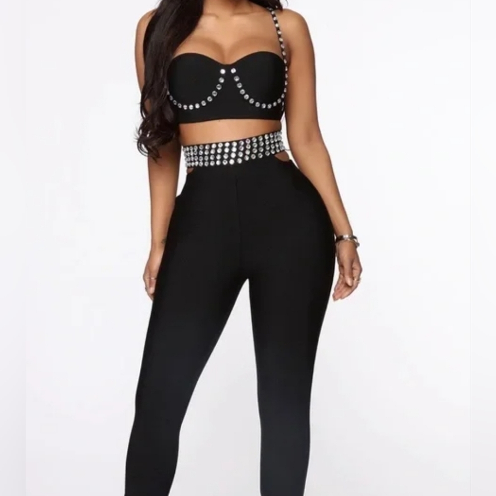 Stud at the club (pant set) New With TAGS
